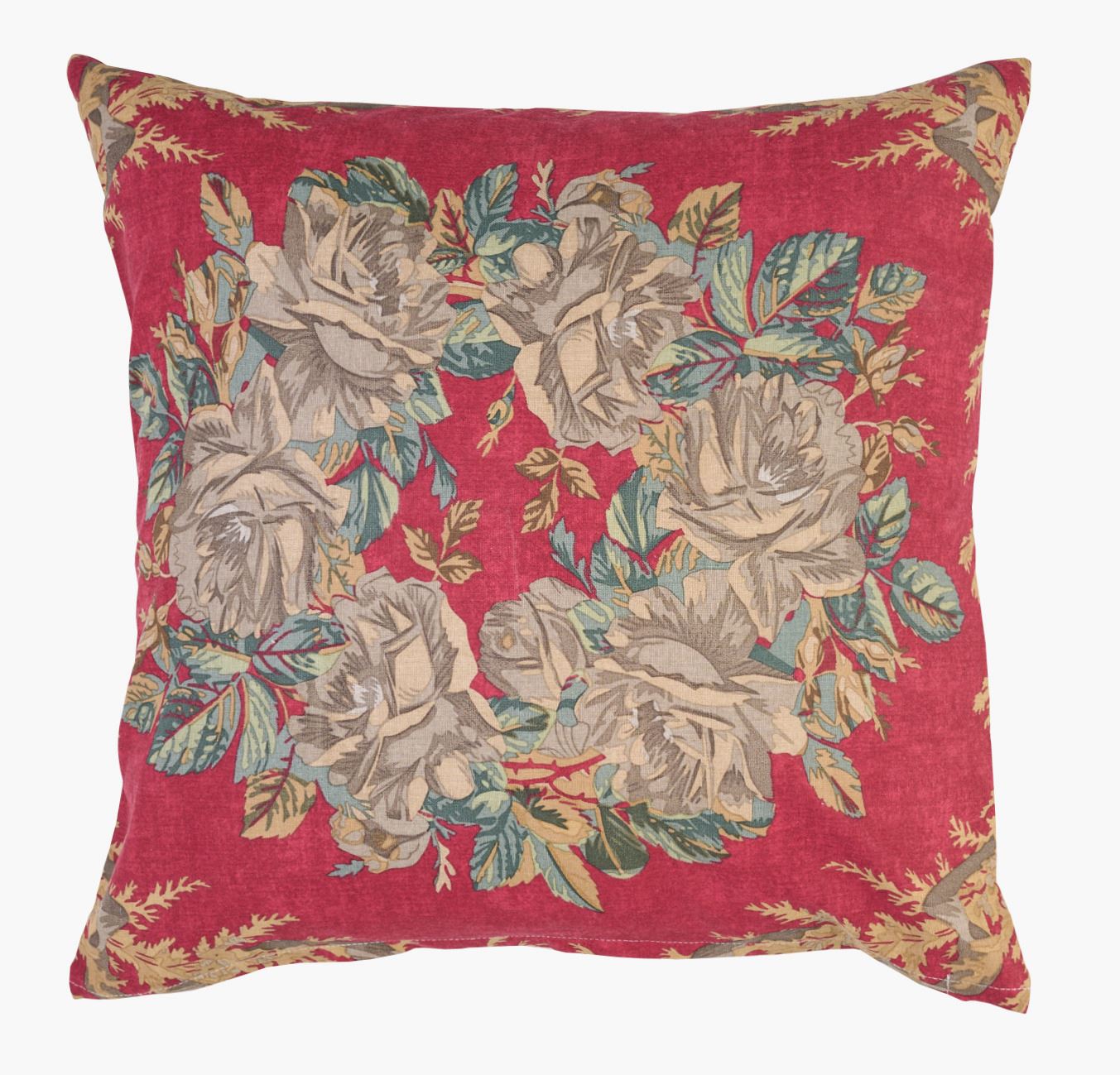 Dekoratiivpadja kate mitmevärviline/punane - 50x50 cm mitmevärviline/punane - 1