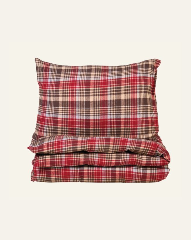 Voodipesukomplekt lõimvärvitud flanell mitmevärviline - 230x220 cm mitmevärviline - 1