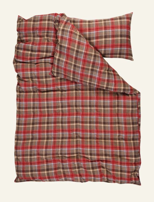 Voodipesukomplekt lõimvärvitud flanell mitmevärviline - 2