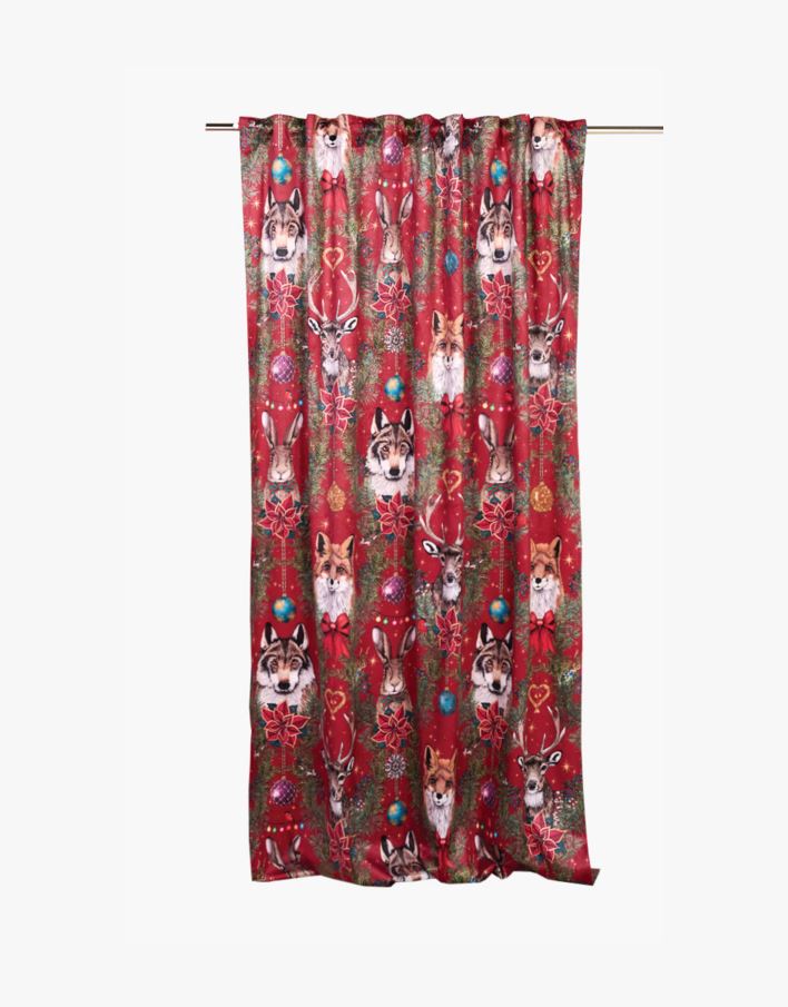 Kardin mitmevärviline/punane - 140x240 cm mitmevärviline/punane - 1