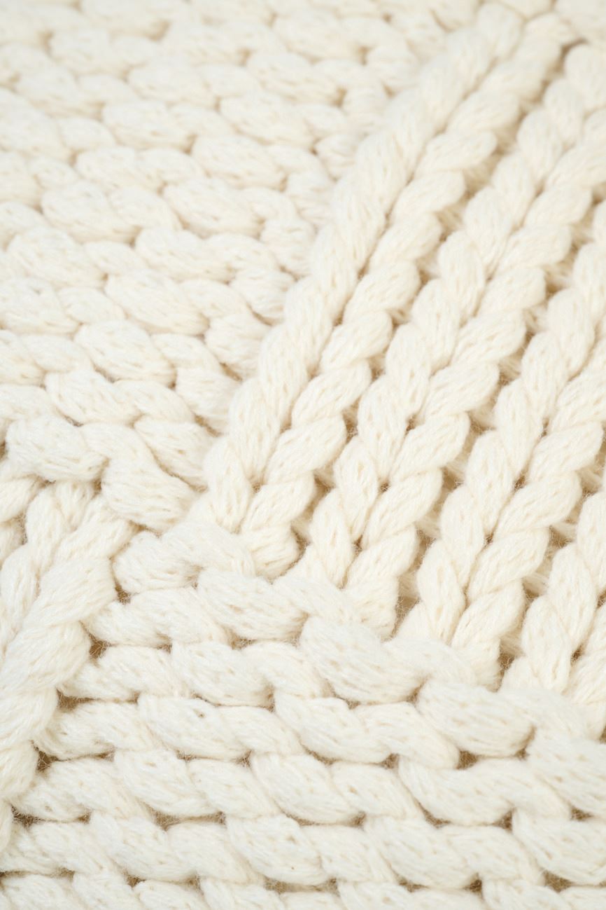 Dekoratiivpadja kate loodusvalge - 2