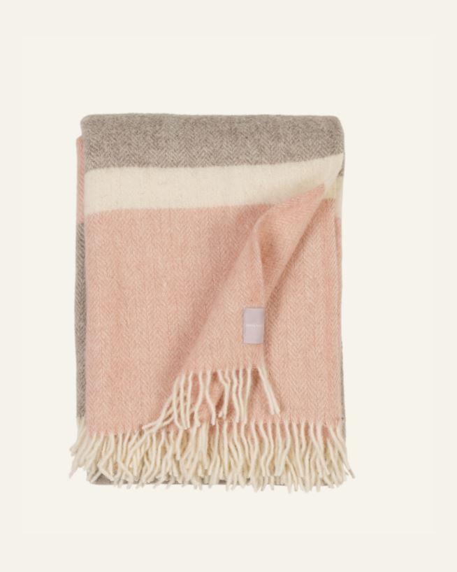 Villapleed mitmevärviline/roosa - 130x170 cm mitmevärviline/roosa - 1