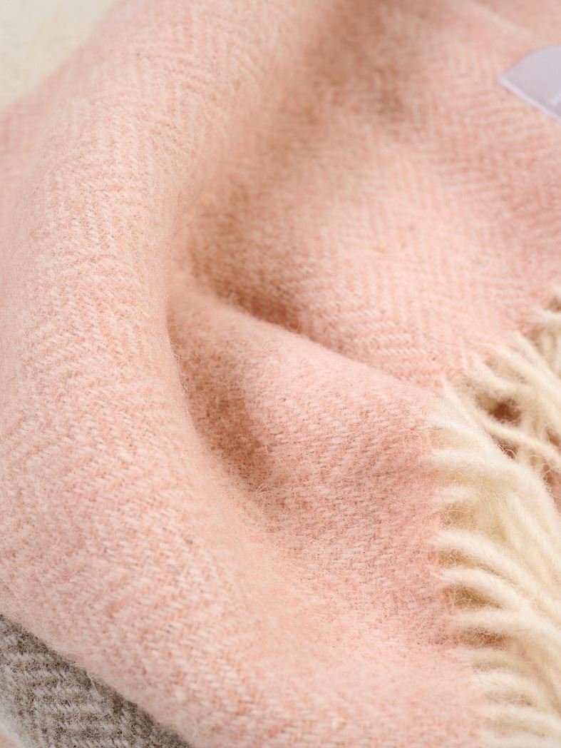 Villapleed mitmevärviline/roosa - 2