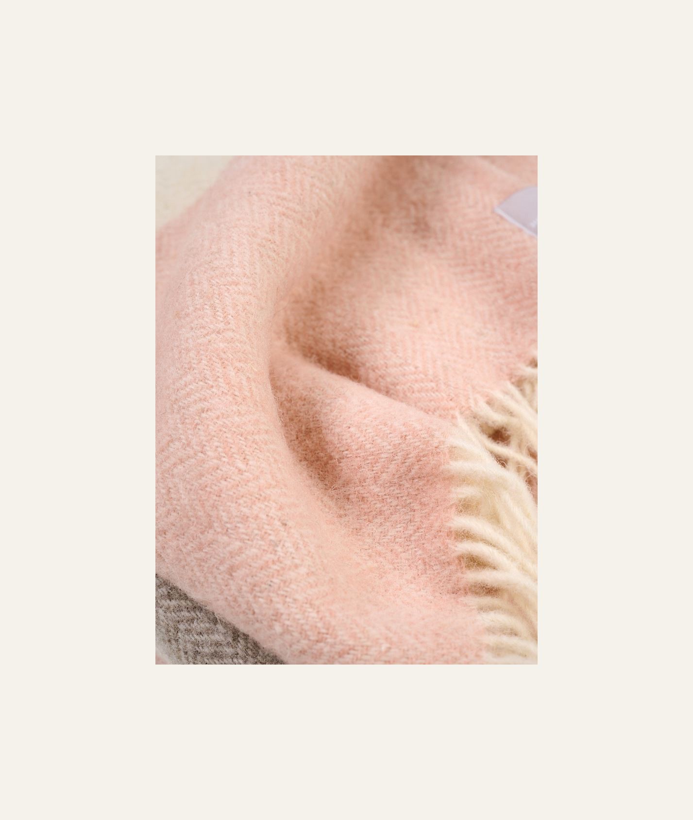 Villapleed mitmevärviline/roosa - 2