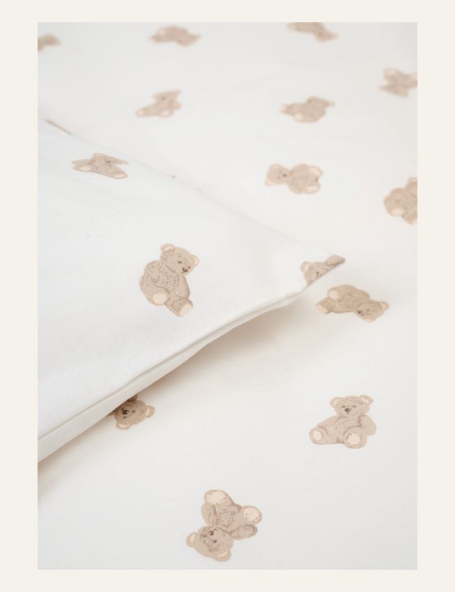 Voodipesukomplekt mitmevärviline/valge - 3