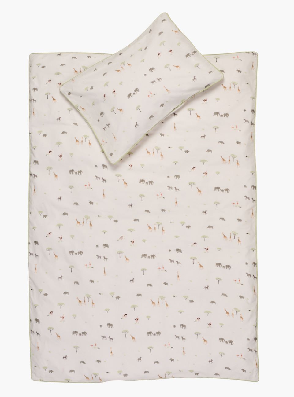 Voodipesukomplekt mitmevärviline/valge - 100x130 38x55 cm mitmevärviline/valge - 1