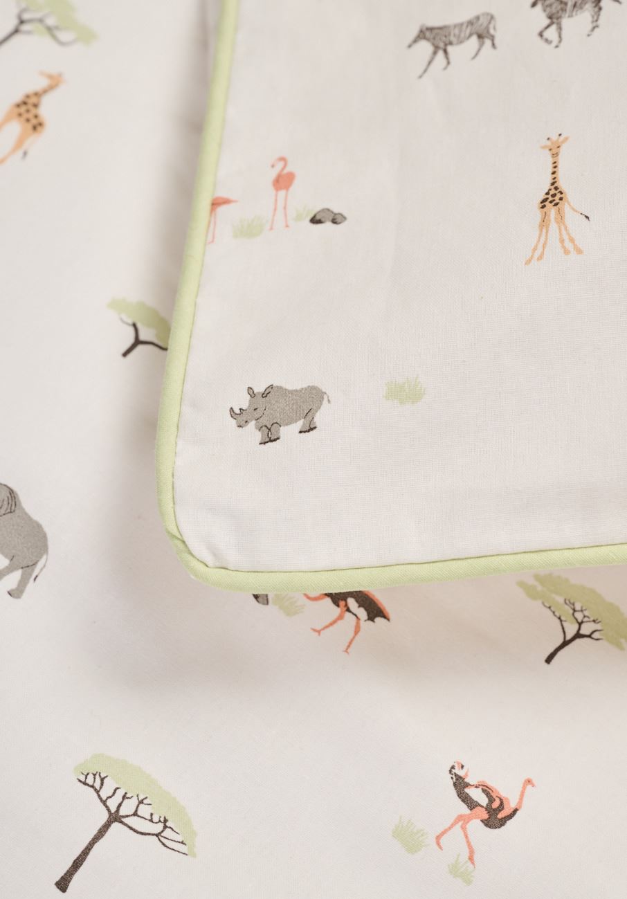 Beebi voodipesukomplekt mitmevärviline/valge - 2