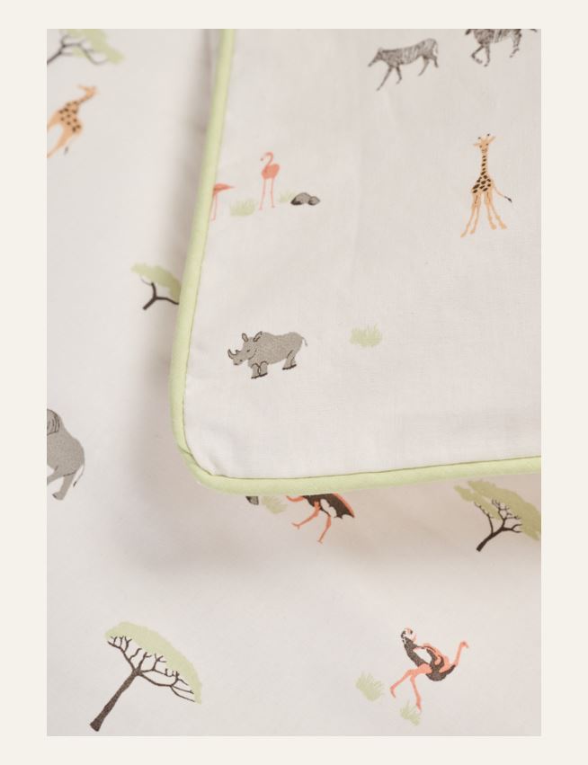 Beebi voodipesukomplekt mitmevärviline/valge - 2