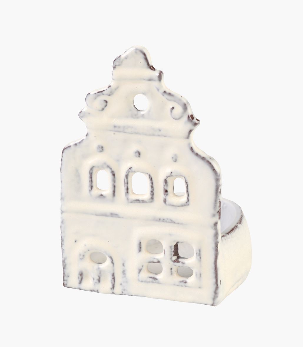 Küünlalatern valge - 6x6x9 cm valge - 1