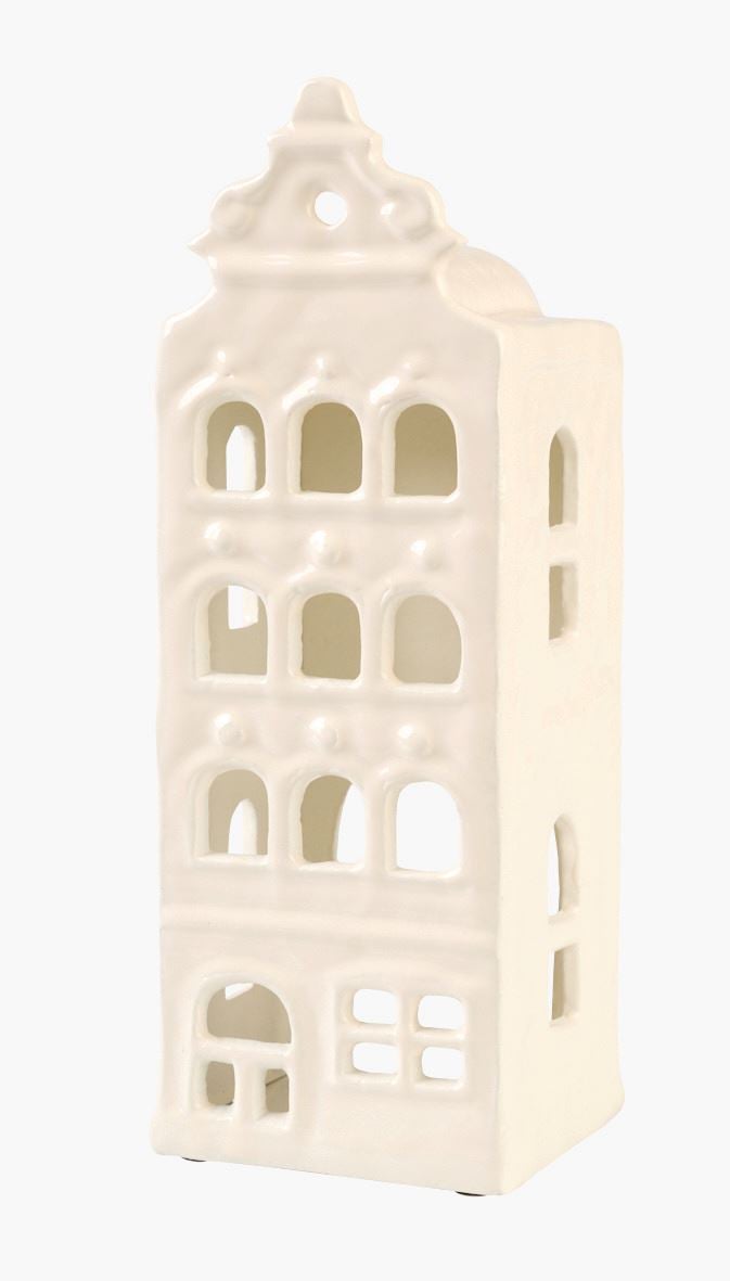 Küünlalatern valge - 7,5x6,5x21 cm valge - 1