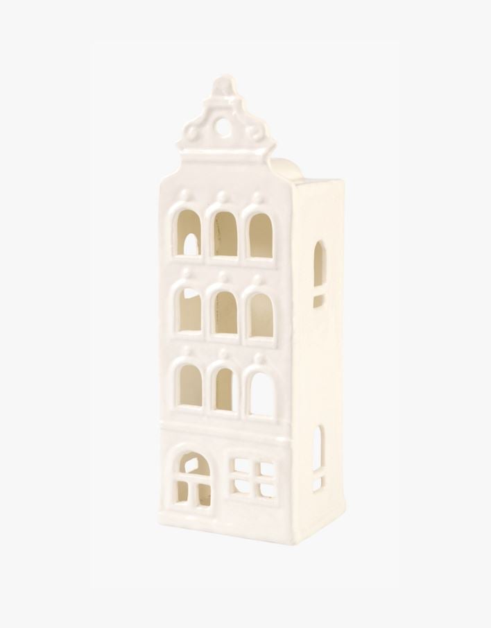 Küünlalatern valge - 10,7x9x30,3 cm valge - 1