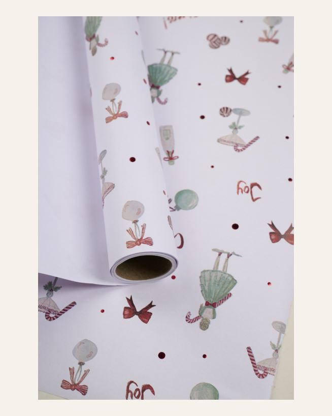 Kinkepaber mitmevärviline - 70cm x 3m mitmevärviline - 1