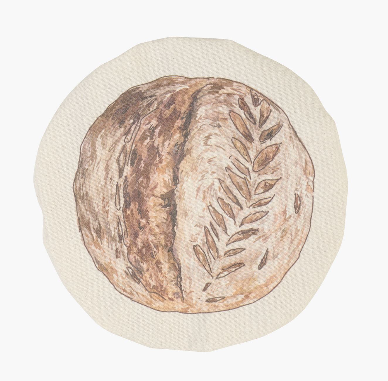 Tekstiilist kausi kate naturaalne toon - ø24 cm naturaalne toon - 1