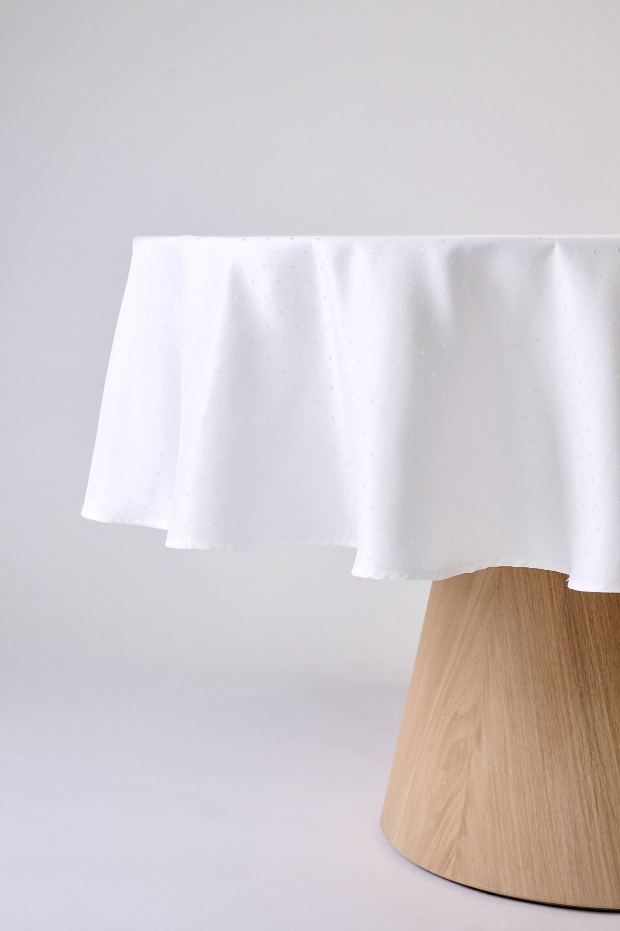 Ümmargune laudlina valge - 3