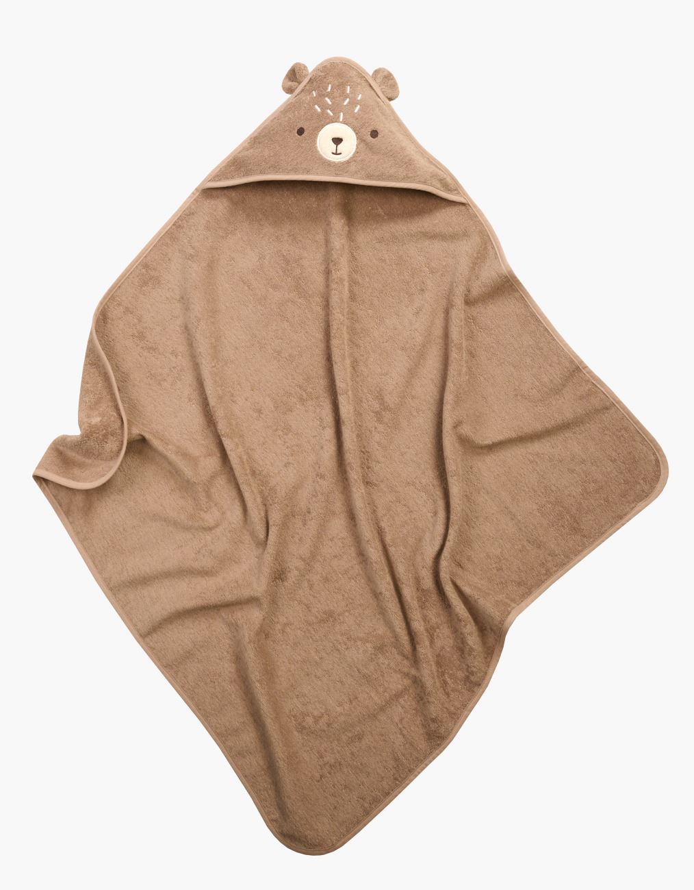 Kapuutsiga rätik pruun - 80x80 cm pruun - 1