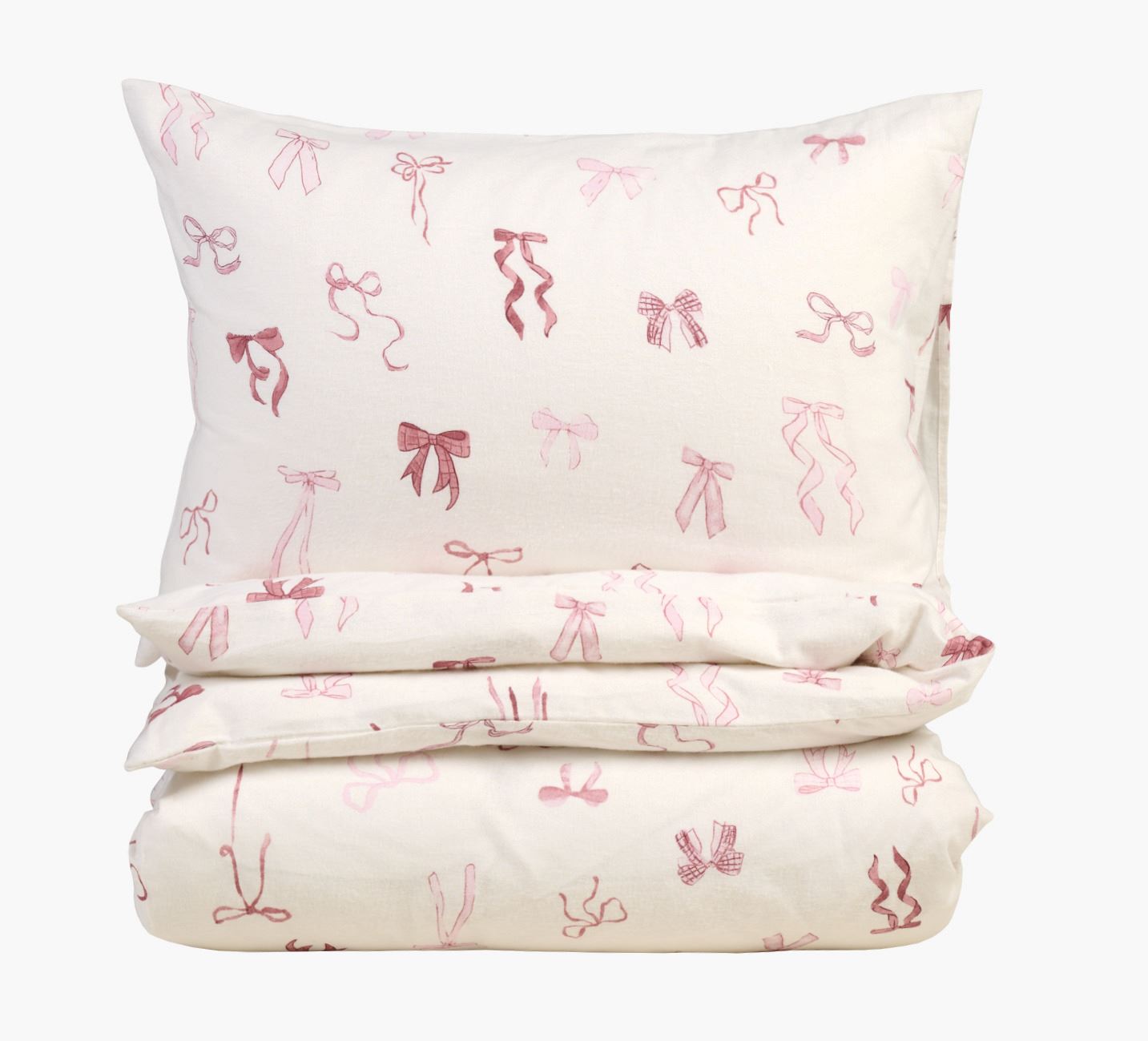 Flanell voodipesukomplekt mitmevärviline/roosa - 150x210 cm mitmevärviline/roosa - 1