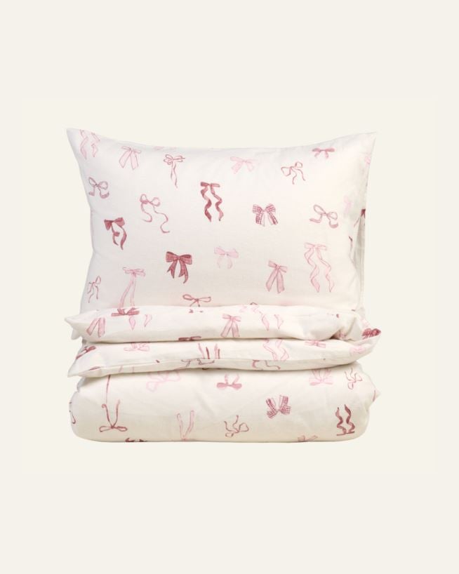 Flanell voodipesukomplekt mitmevärviline/roosa - 150x210 cm mitmevärviline/roosa - 1