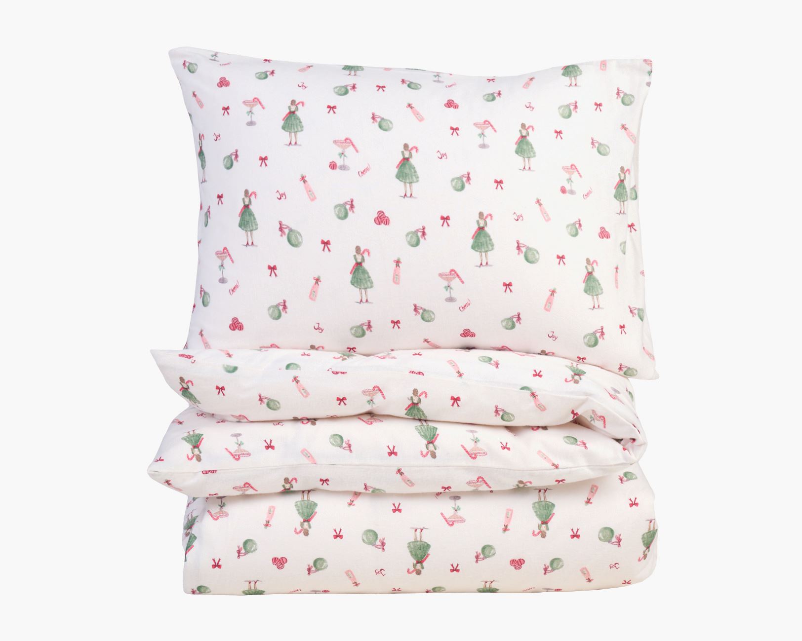 Flanell voodipesukomplekt mitmevärviline - 150x210 cm mitmevärviline - 1