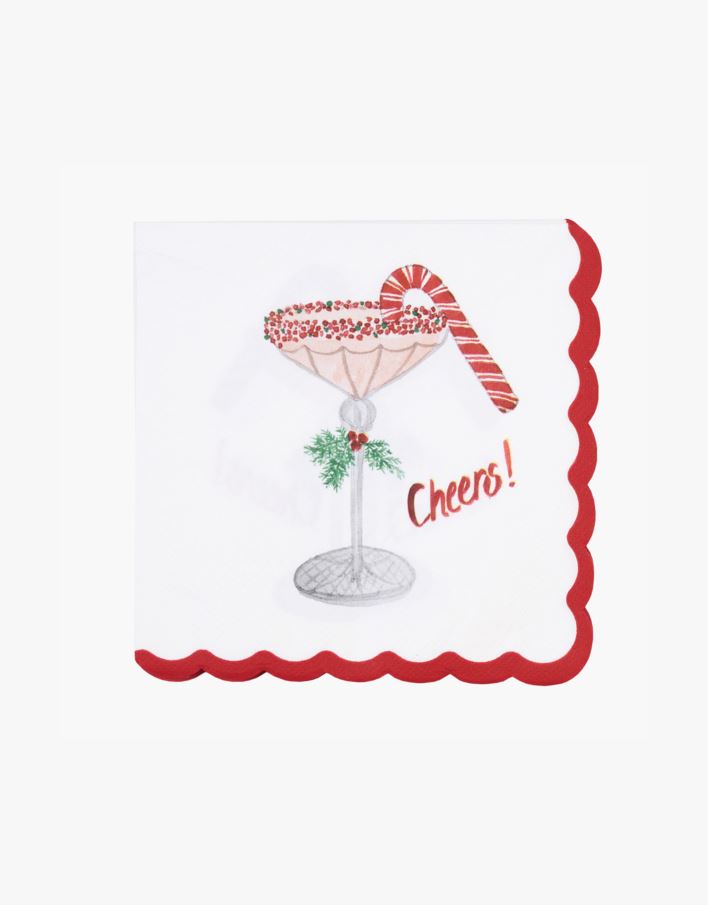 Pabersalvrätikud mitmevärviline/punane - 33x33 cm mitmevärviline/punane - 1