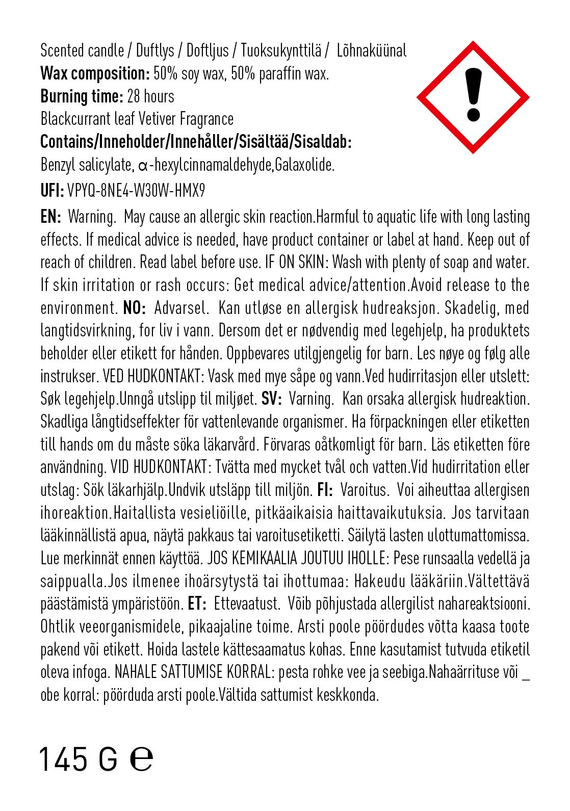 Lõhnaküünal hele sinine - 4