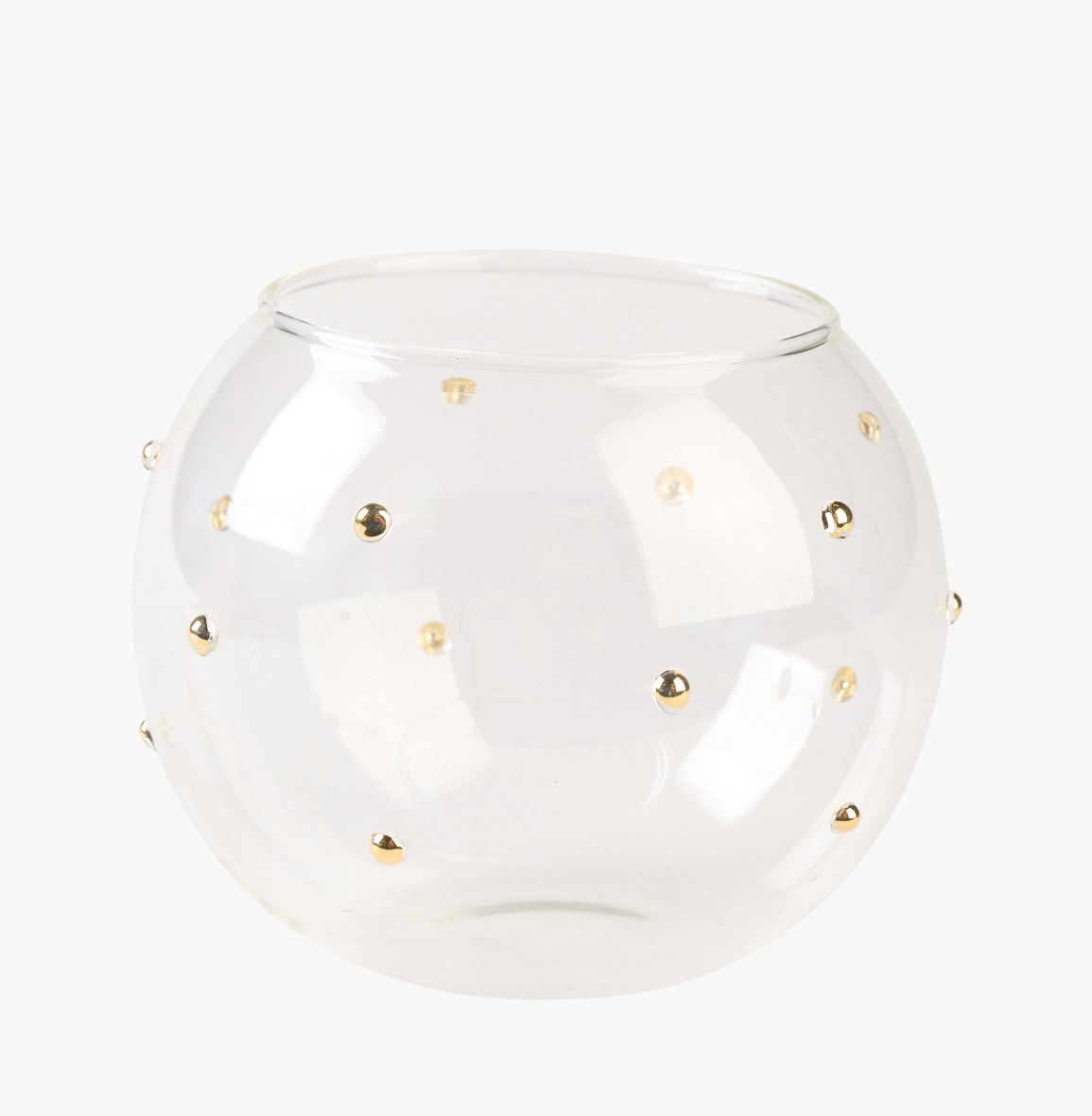 Küünlalatern läbipaistev - 10x10x8 cm läbipaistev - 1