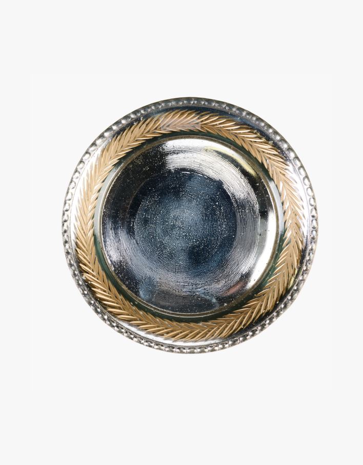 Küünlaalus mitmevärviline/kuldne - 2x2x19 cm mitmevärviline/kuldne - 1