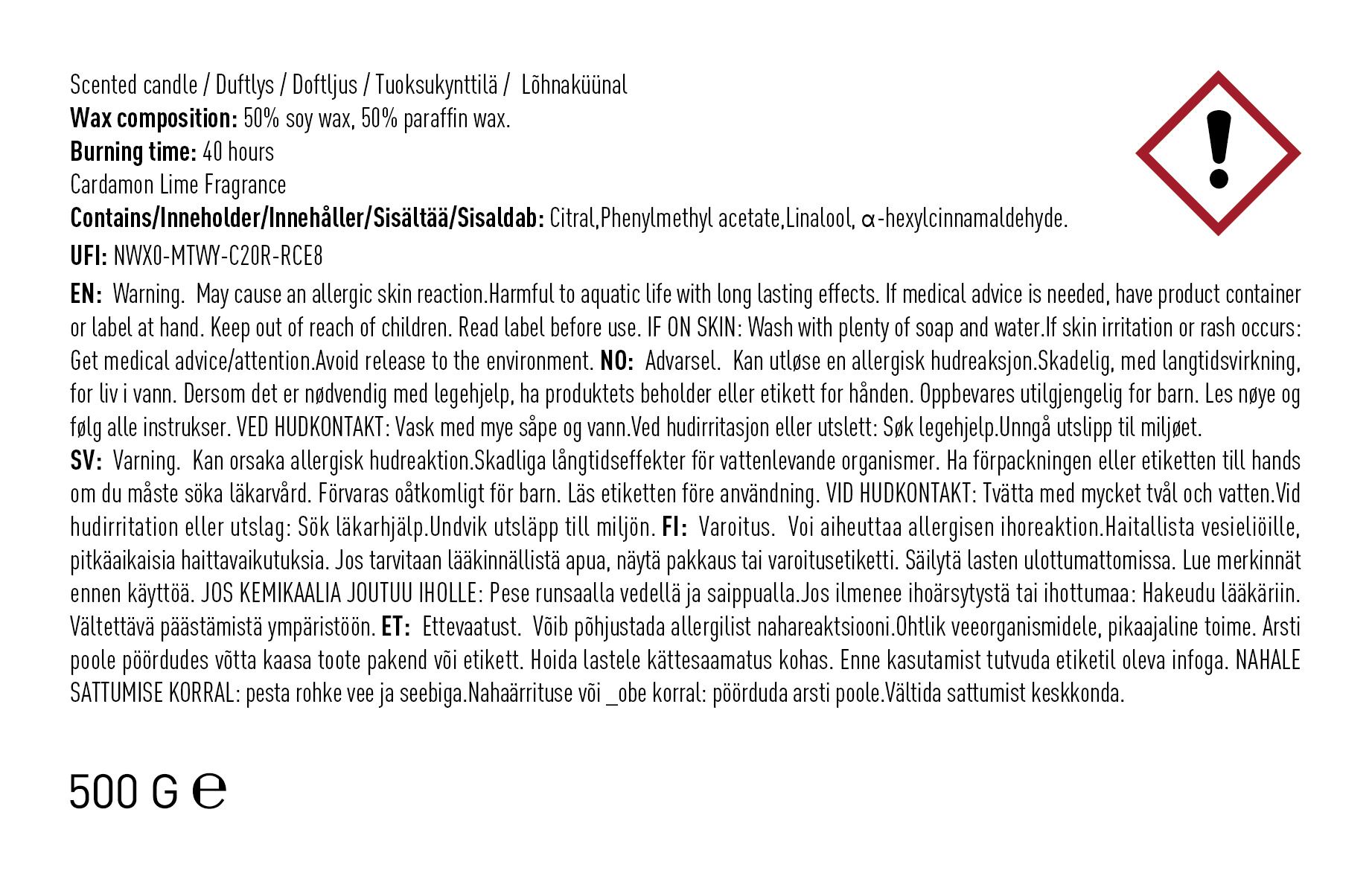 Lõhnaküünal beež - 7