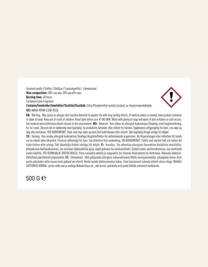 Lõhnaküünal beež - 7