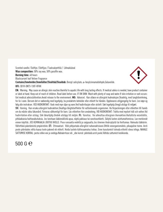 Lõhnaküünal hele sinine - 6