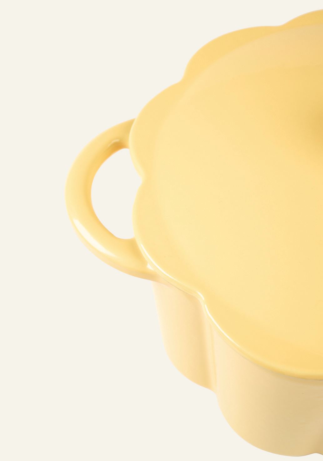 Malmist pott ümmargune kollane - 4