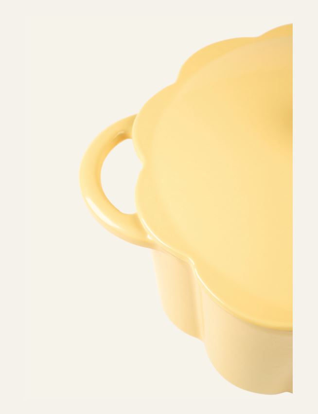 Malmist pott ümmargune kollane - 4