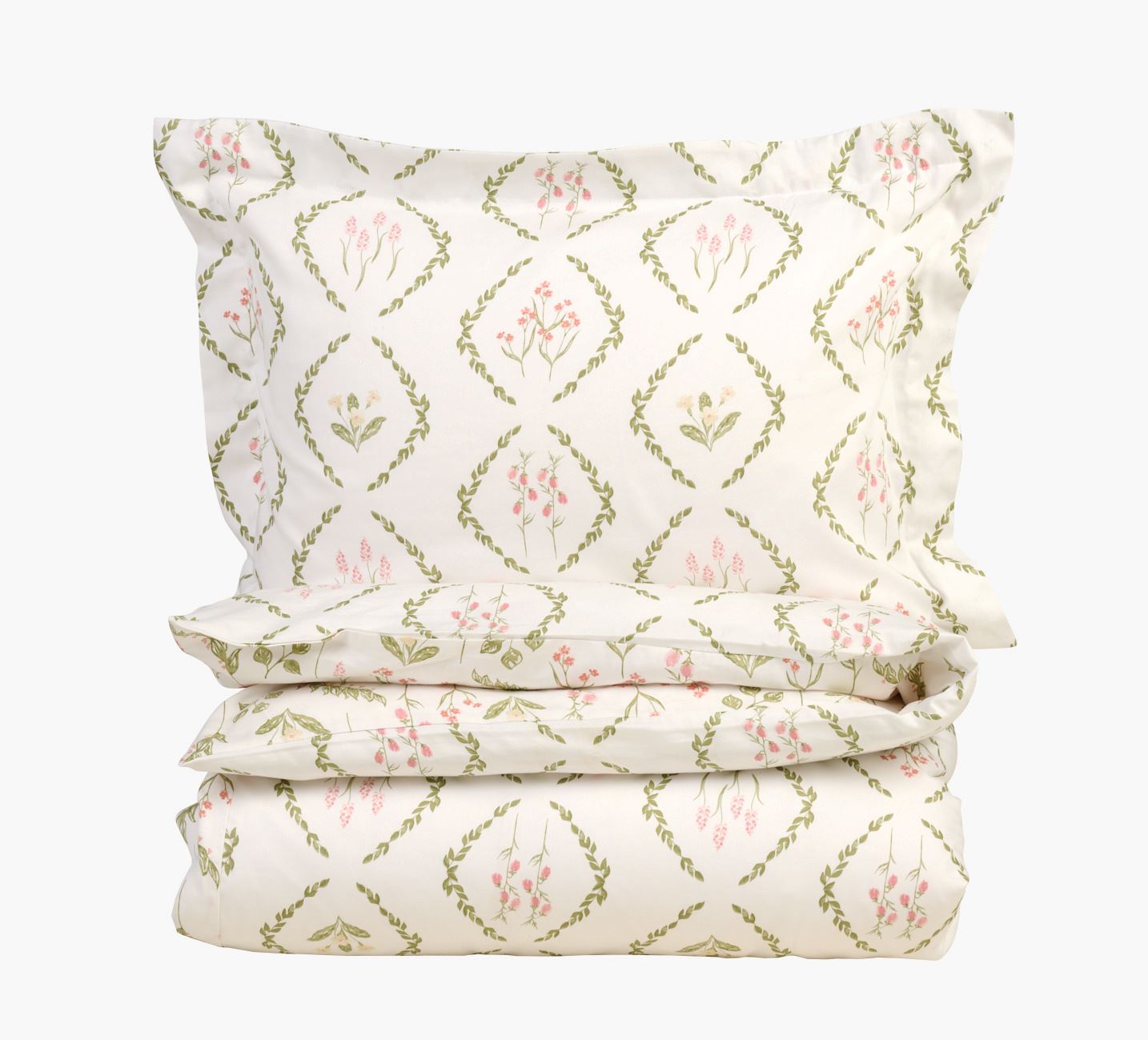 Voodipesukomplekt satiinpuuvillane mitmevärviline - 150x210 cm mitmevärviline - 1