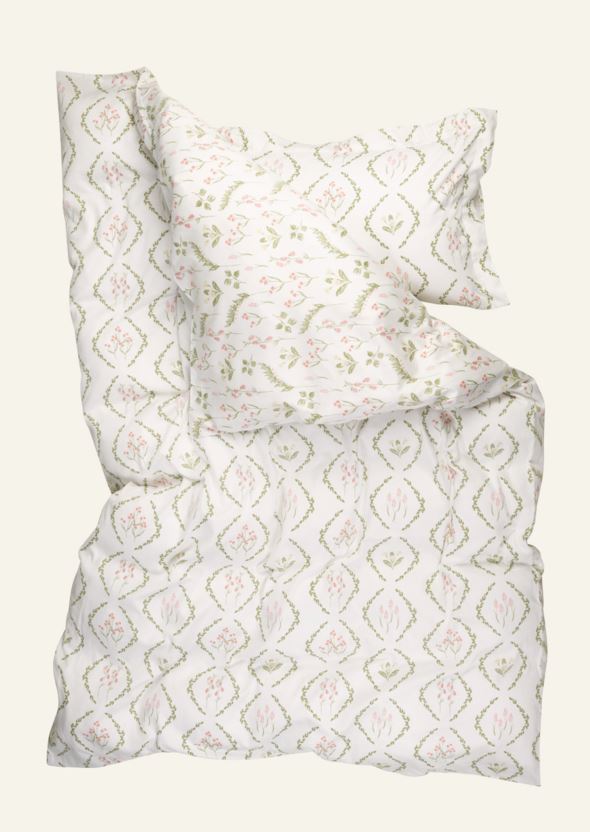 Voodipesukomplekt satiinpuuvillane mitmevärviline - 4