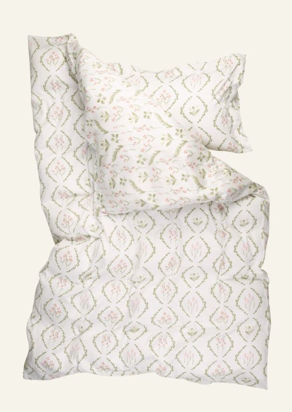 Voodipesukomplekt satiinpuuvillane mitmevärviline - 4