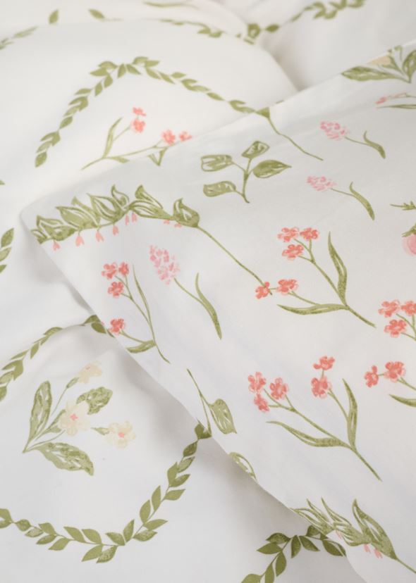 Voodipesukomplekt satiinpuuvillane mitmevärviline - 5