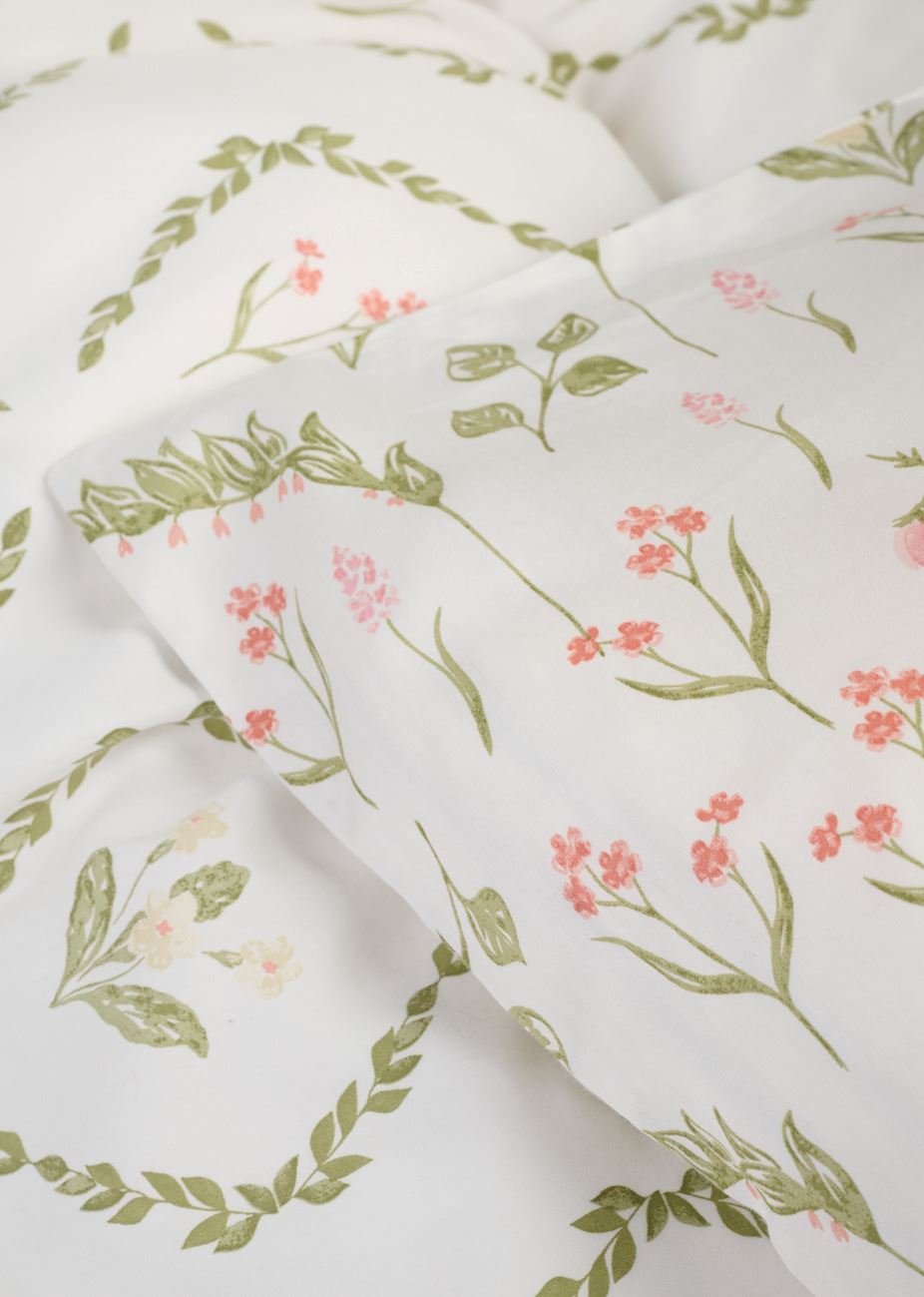 Voodipesukomplekt satiinpuuvillane mitmevärviline - 5