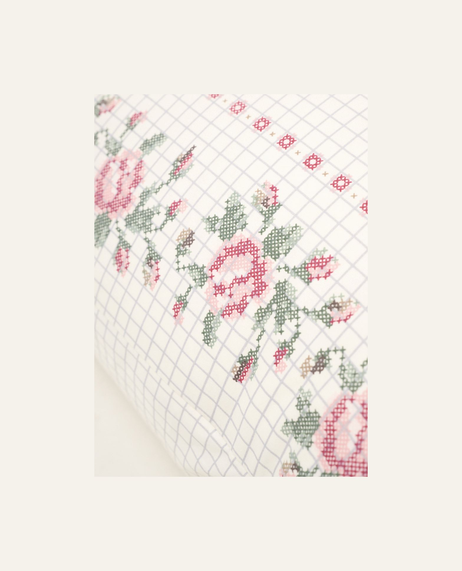 Puuvillane padjapüür mitmevärviline/roosa - 4