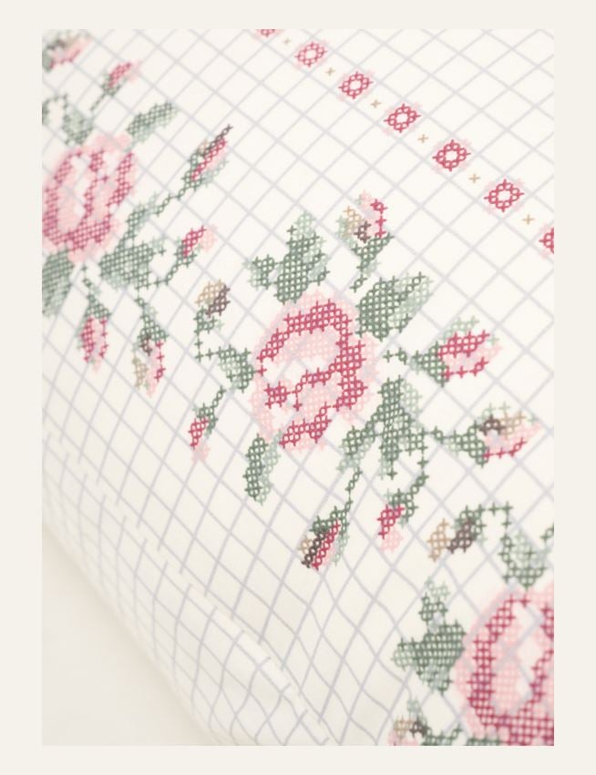 Puuvillane padjapüür mitmevärviline/roosa - 4