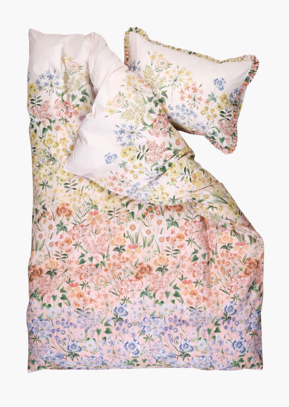 Voodipesukomplekt perkalpuuvillast mitmevärviline - 2