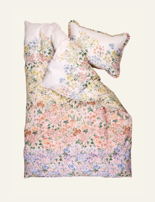 Voodipesukomplekt perkalpuuvillast mitmevärviline - 3