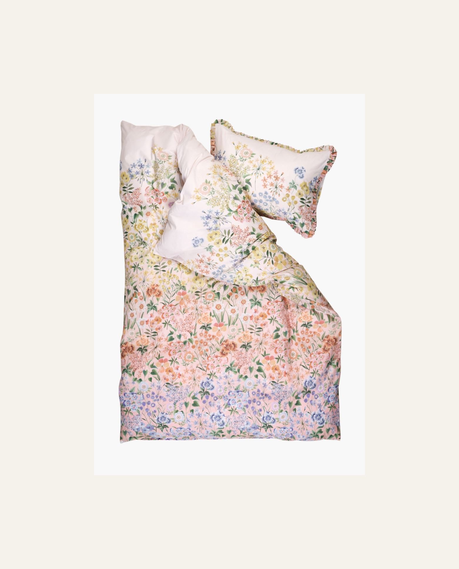 Voodipesukomplekt perkalpuuvillast mitmevärviline - 2