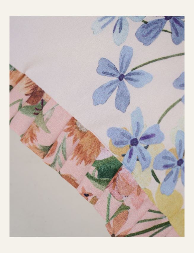 Voodipesukomplekt perkalpuuvillast mitmevärviline - 4