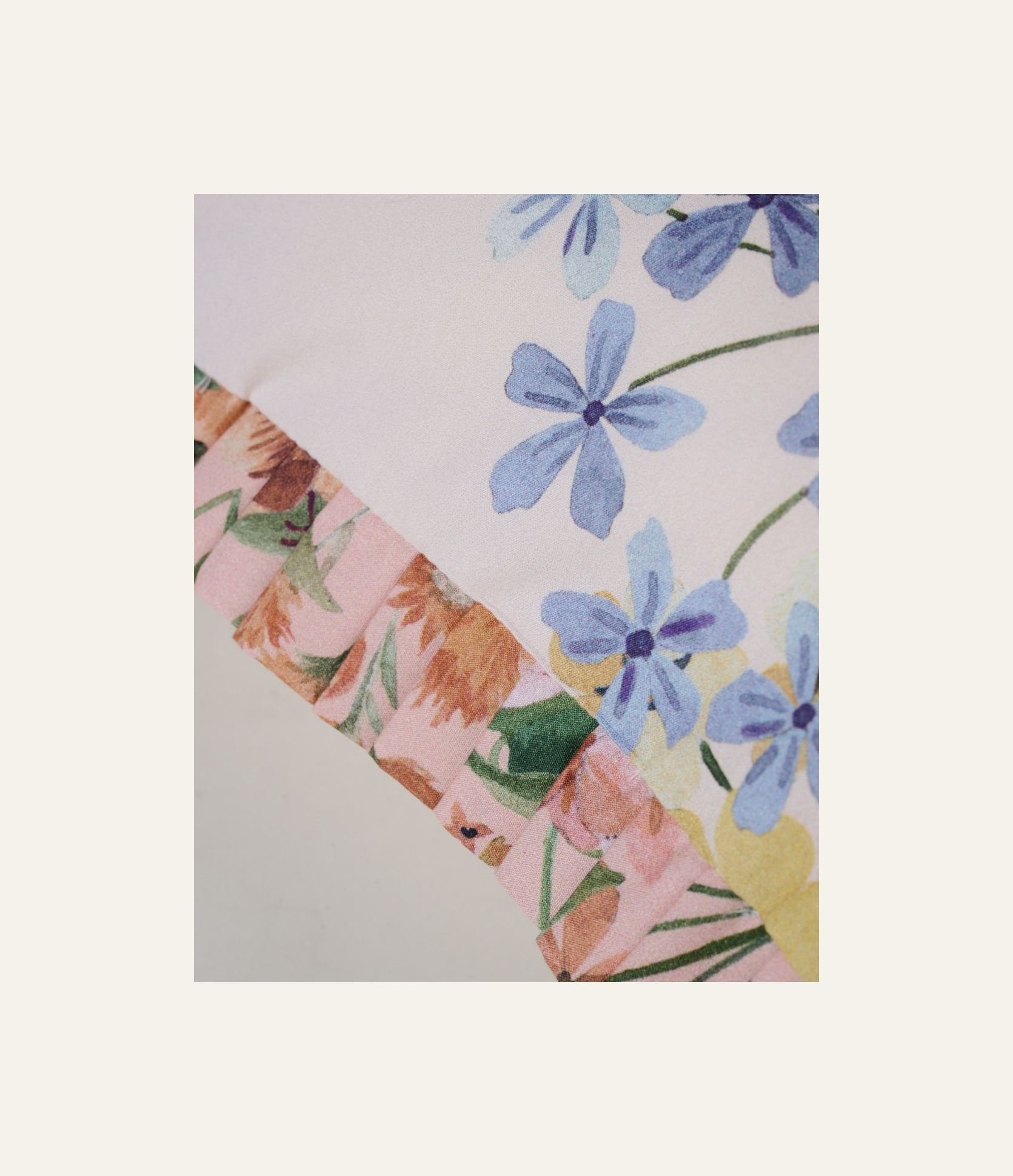 Voodipesukomplekt perkalpuuvillast mitmevärviline - 3