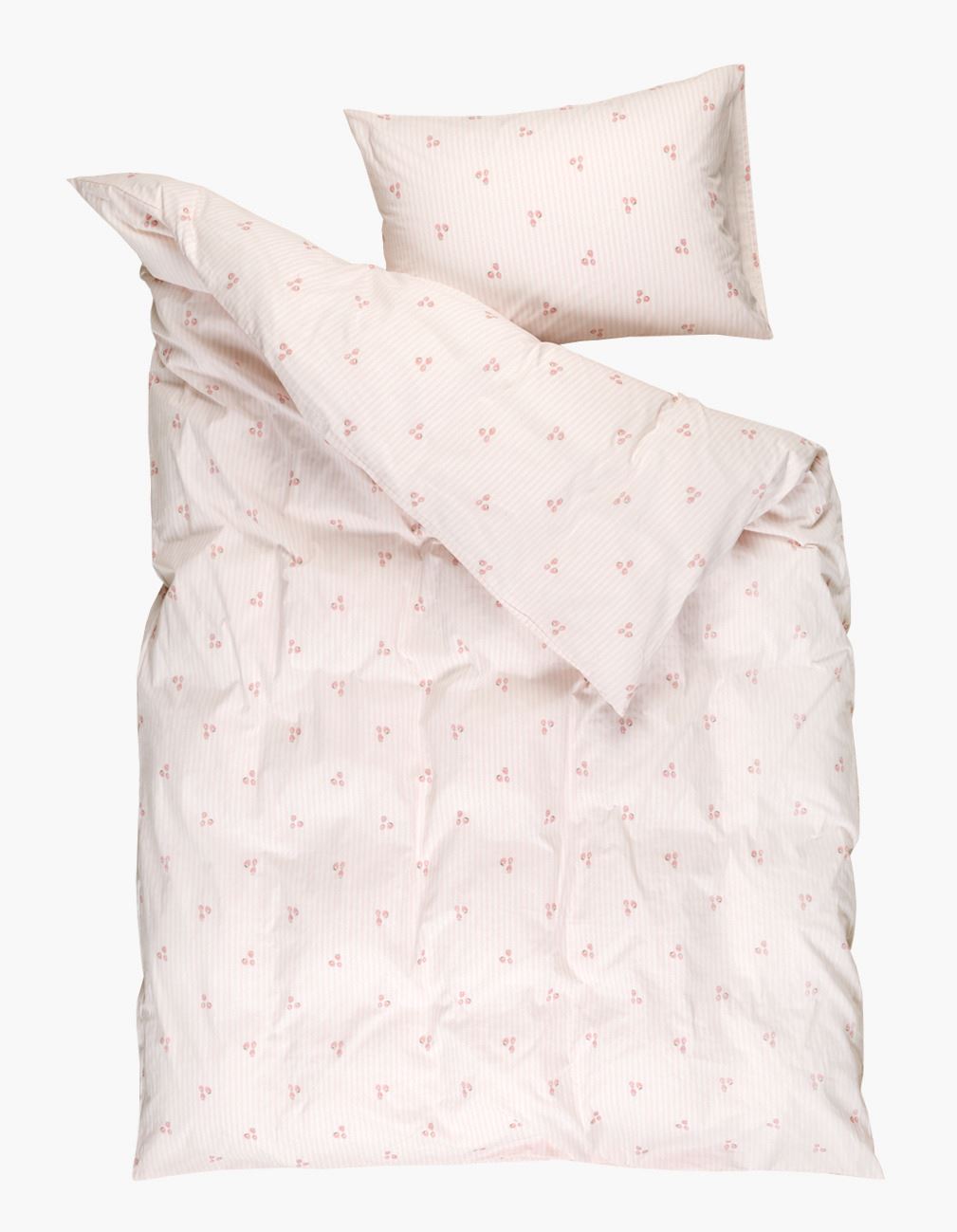 Voodipesukomplekt puuvillane roosa - 2