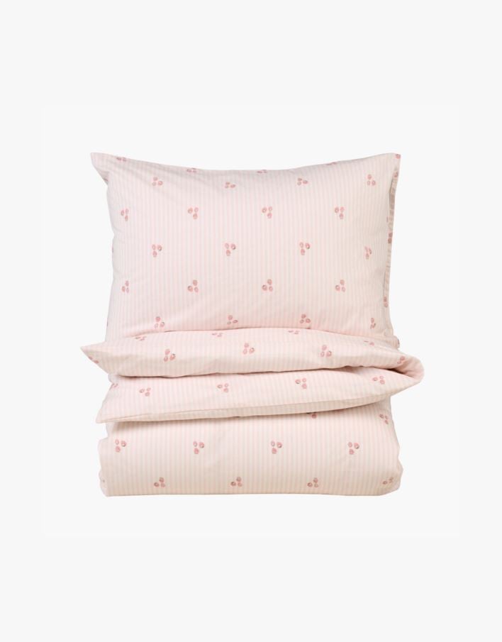 Voodipesukomplekt puuvillane roosa - 150x210 cm roosa - 1