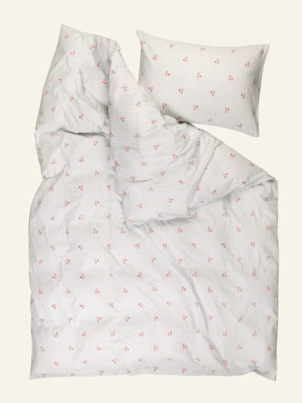 Voodipesukomplekt puuvillane hele sinine - 3