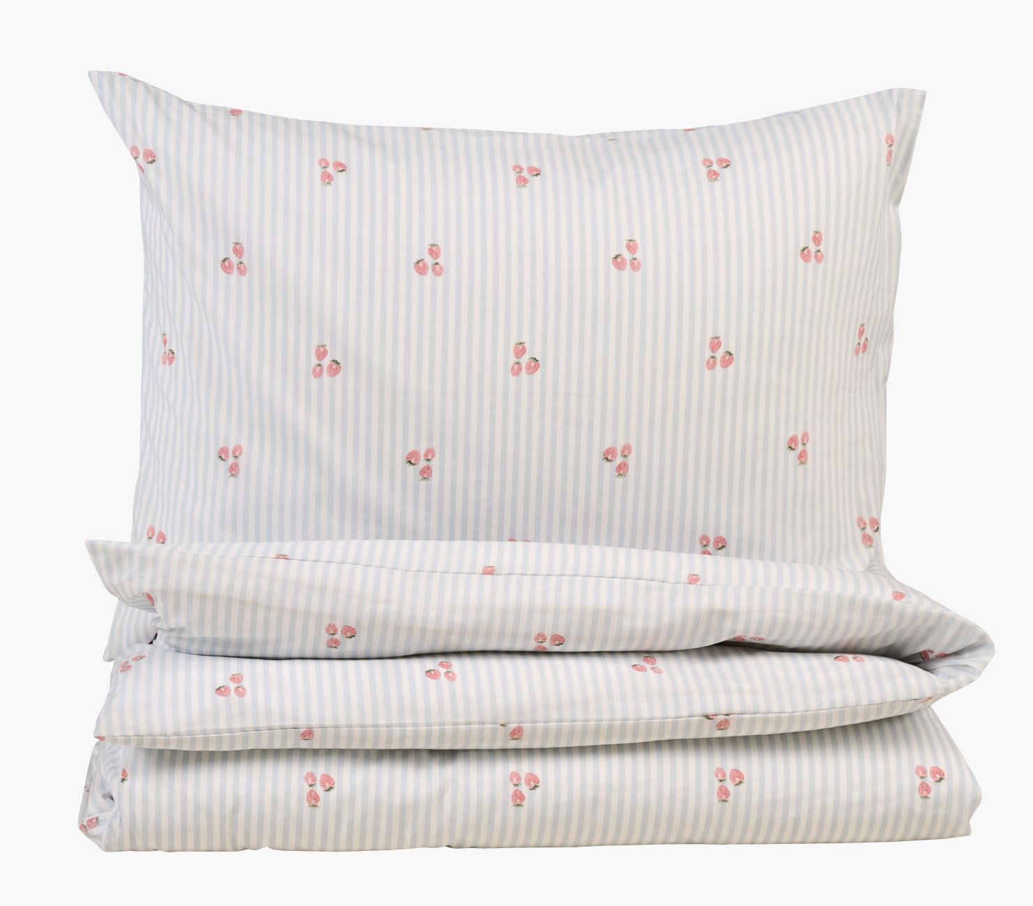 Voodipesukomplekt puuvillane hele sinine - 230x220 cm hele sinine - 1