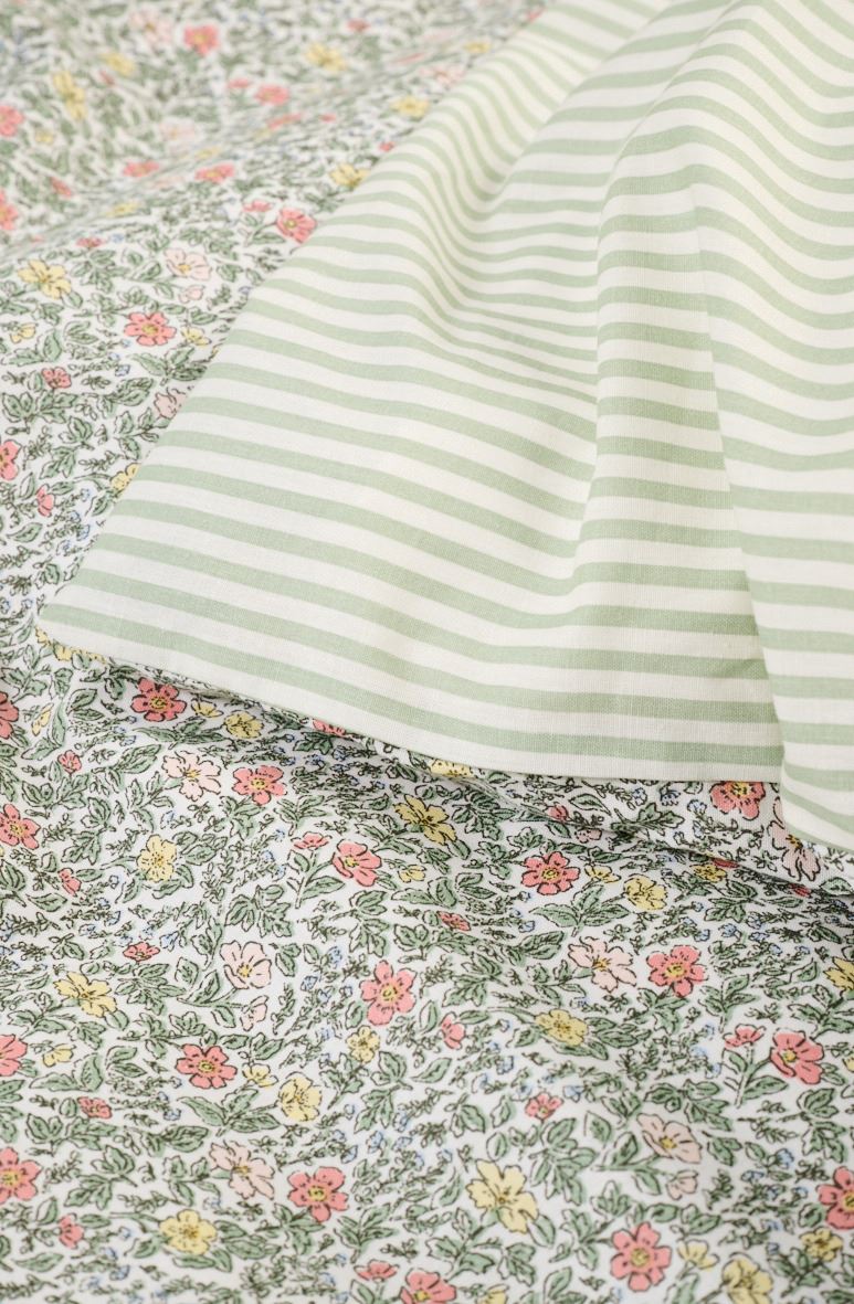 Voodipesukomplekt puuvillane mitmevärviline - 4