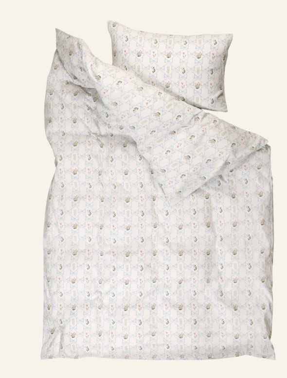 Voodipesukomplekt puuvillane mitmevärviline/sinine - 3