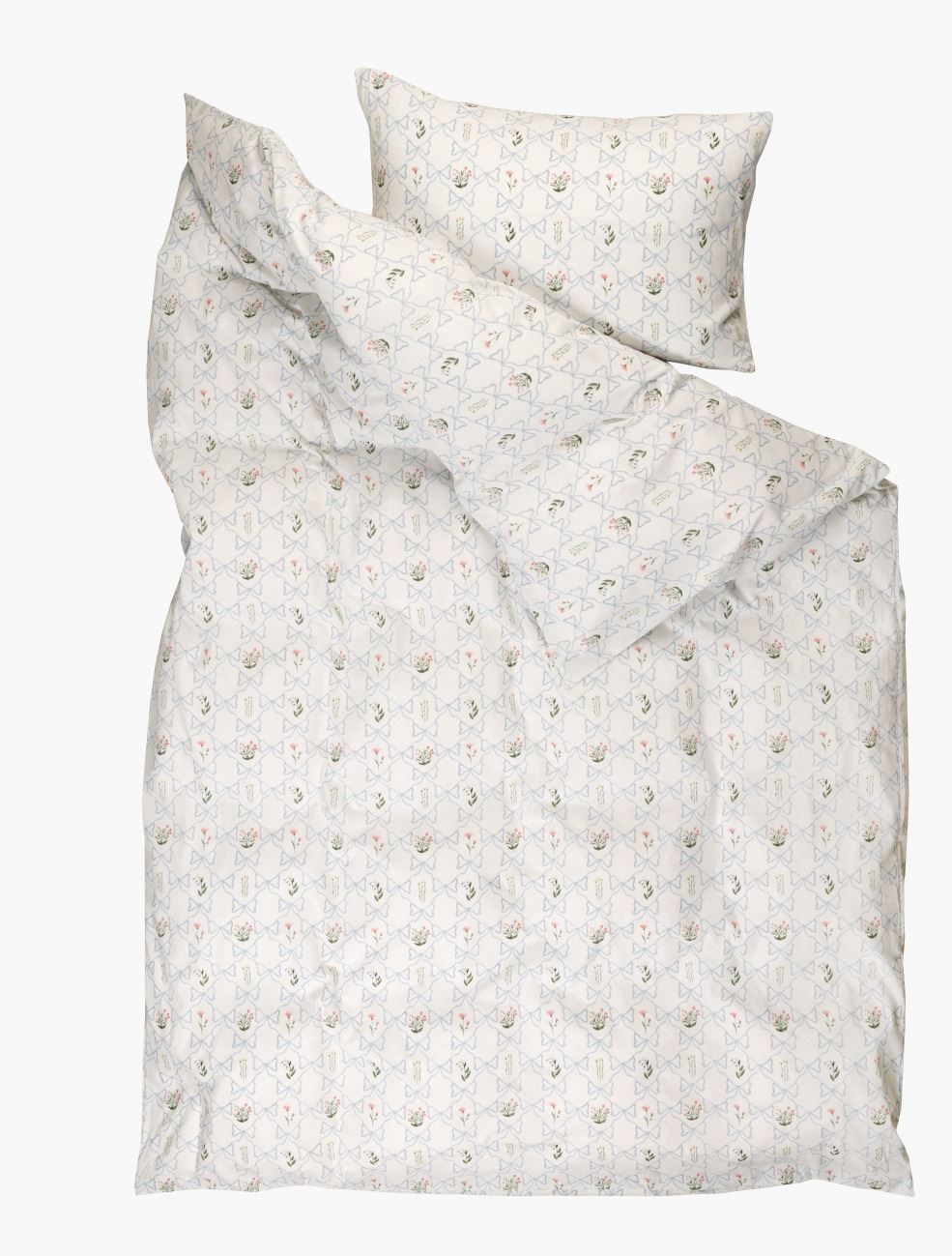 Voodipesukomplekt puuvillane mitmevärviline/sinine - 3